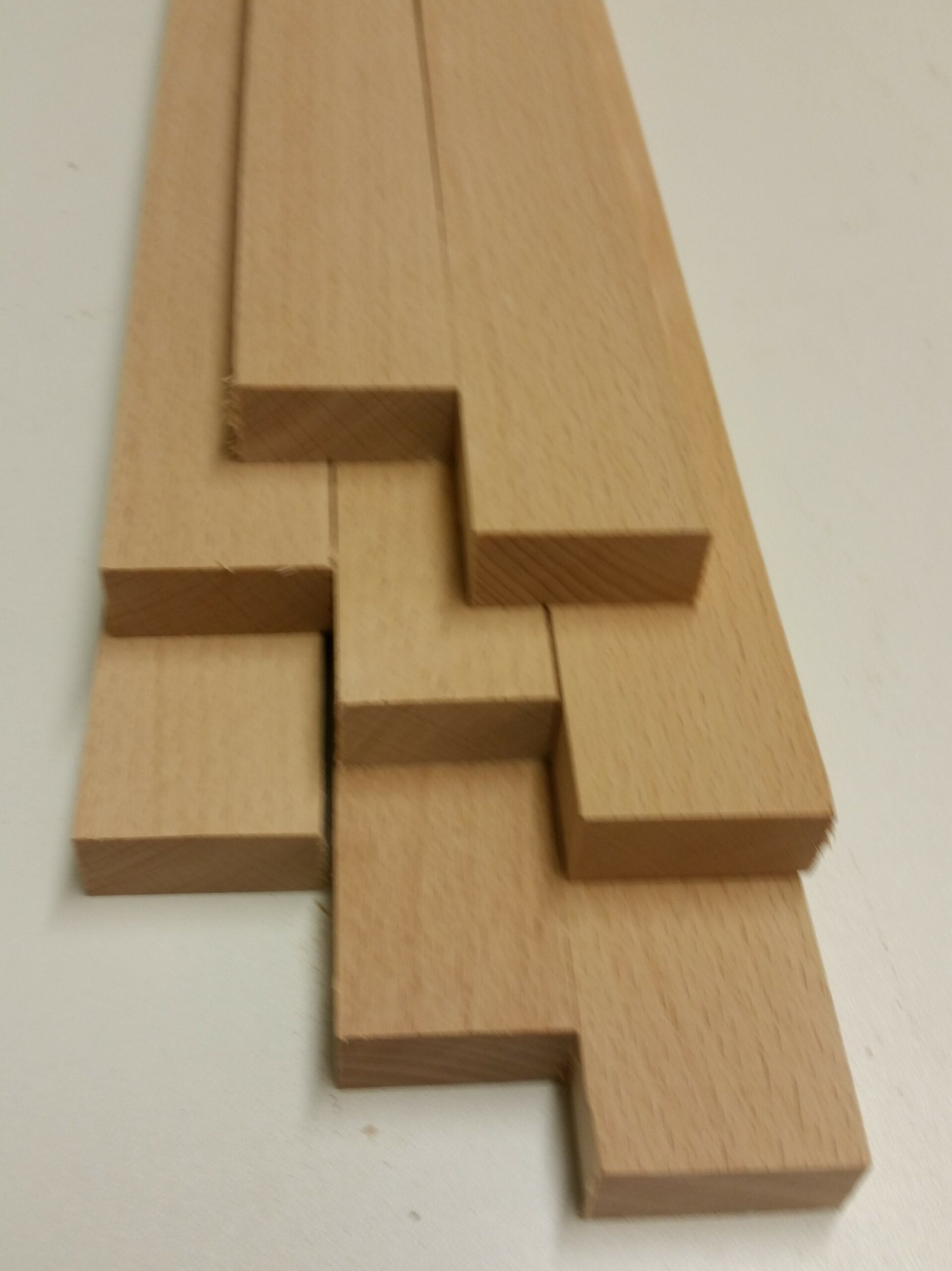 6 Eicheleisten 1000x45x20 mm - HVM Holzkleinteile