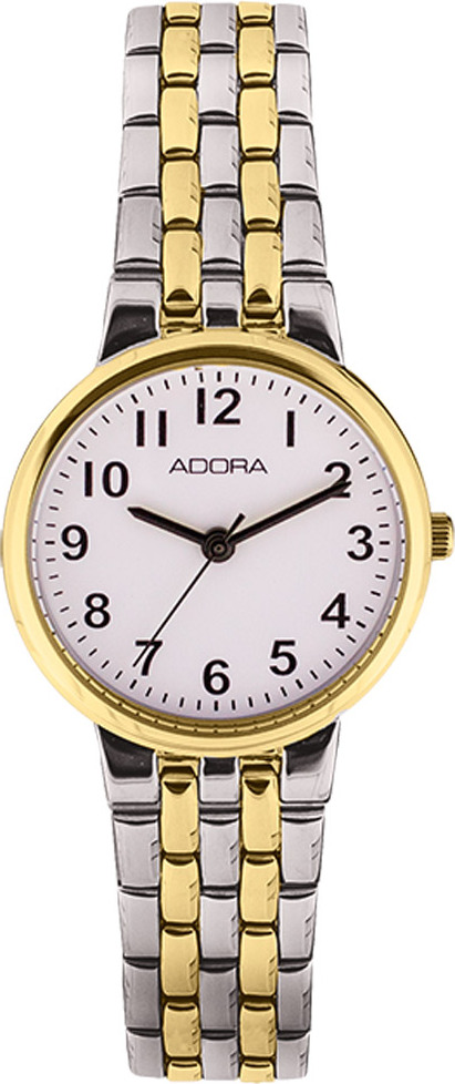 Armbanduhr Damen Analog mit Edelstahlband Adora 29394, Variante:01 Adora-29394-6257