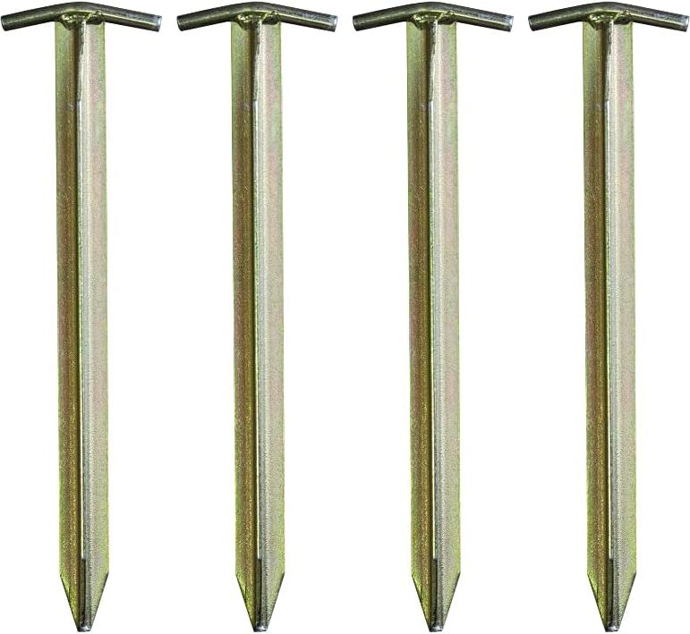 CAMPAIR T-Profil Zelt-Heringe 4er Set Heringe Camping Outddor Zeltheringe 541210FBM