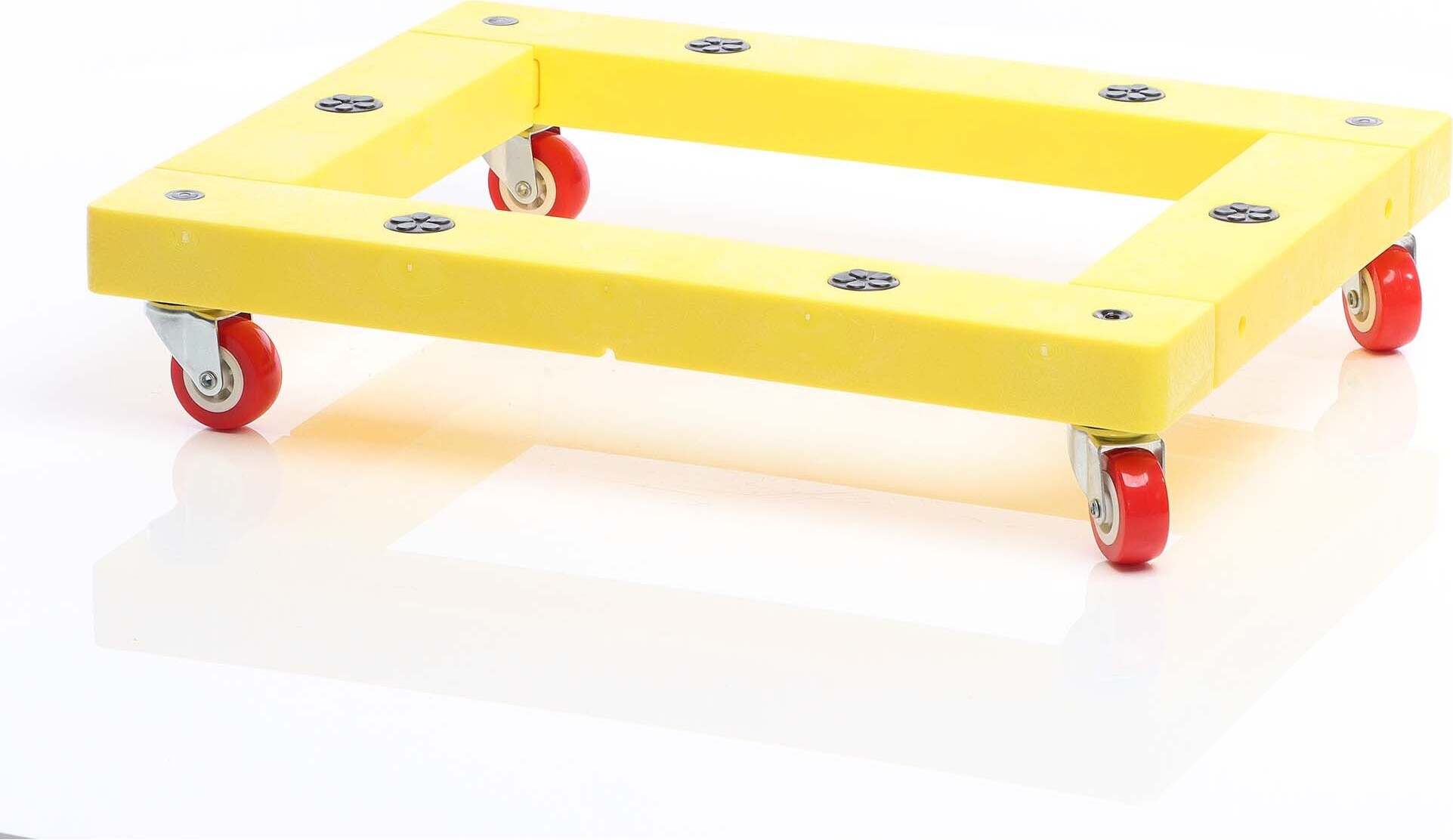 Wiltec Transportroller 136 kg 510x405 mm, viereckig, Möbelroller, Rollbrett mit 4 Lenkrollen, Möbelhund als Umzugshilfe 64359