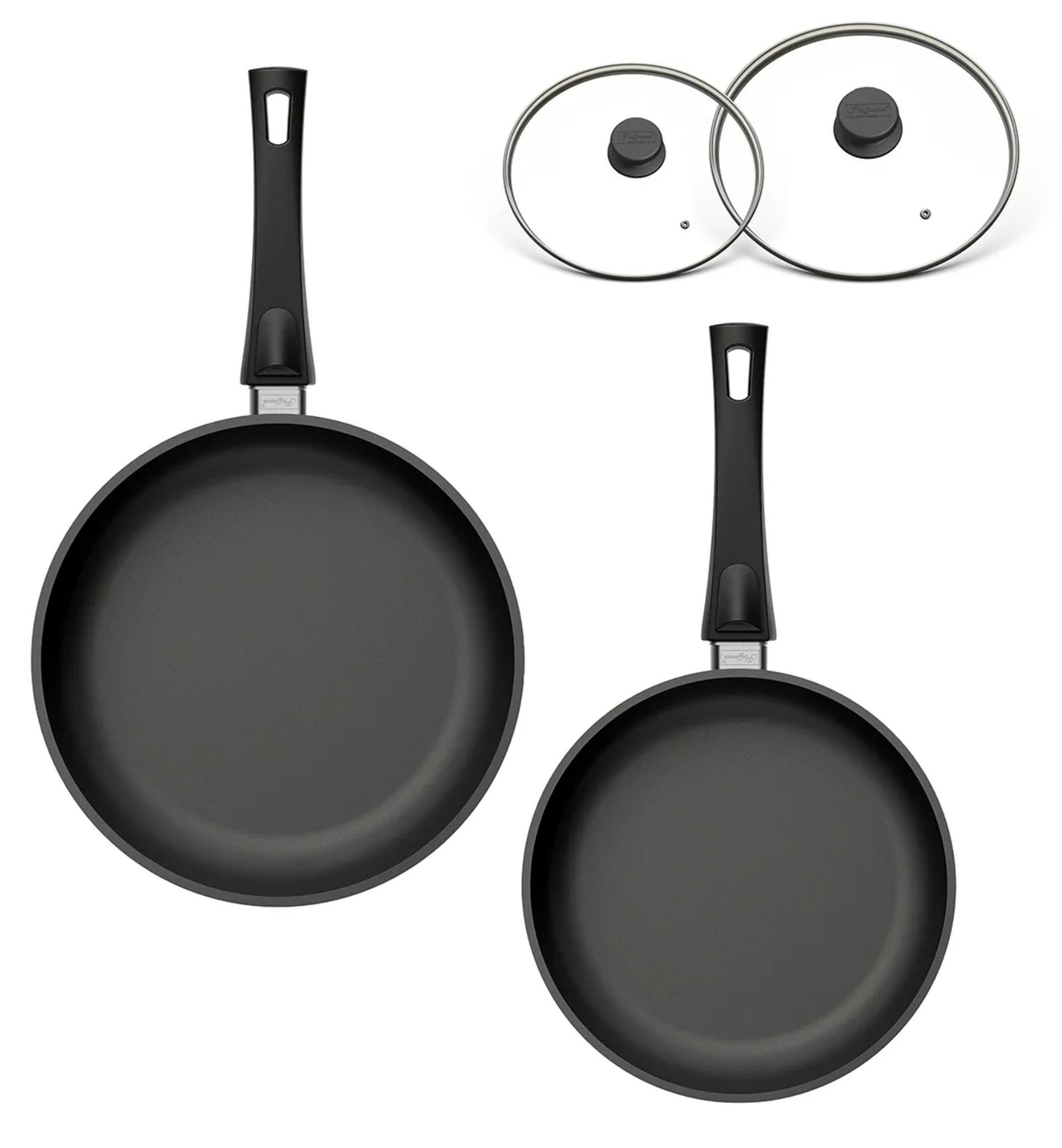 Hoffmann TC Hoffmann STONIQ Bratpfannen-Set 4-tlg. Ø 24+28 cm IQ-SHIELD Antihaft 3047
