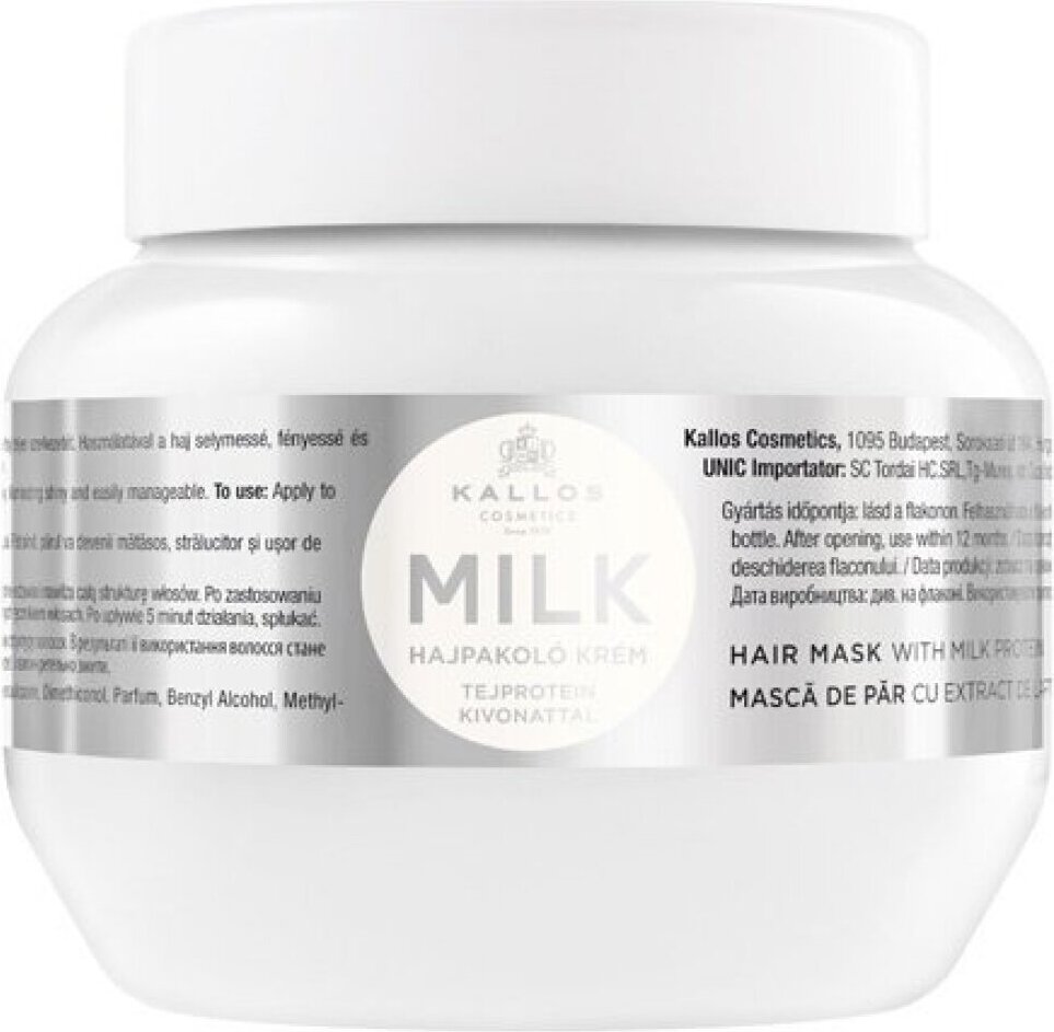 Kallos Haarmaske mit Milchproteinen, 275ml 2005664