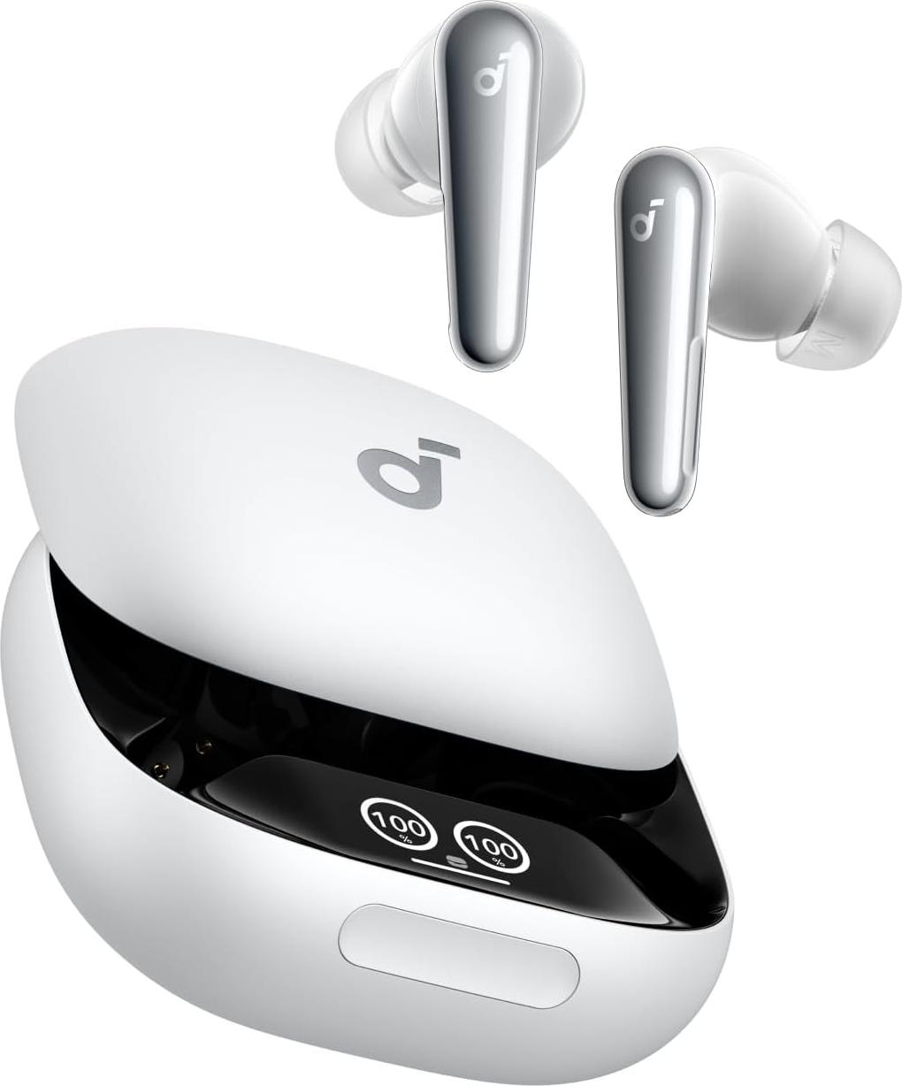 Soundcore Liberty 4 Pro, Kabellose Noise Cancelling Kopfhörer, Earbuds mit 7 Sensoren, 2× schneller Laden, Hi-Fi-Musik Studio-Niveau, klare Anrufe,6 Mikros + KI