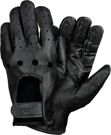 Pilot-3, Fahrhandschuhe - M - Schwarz 71424
