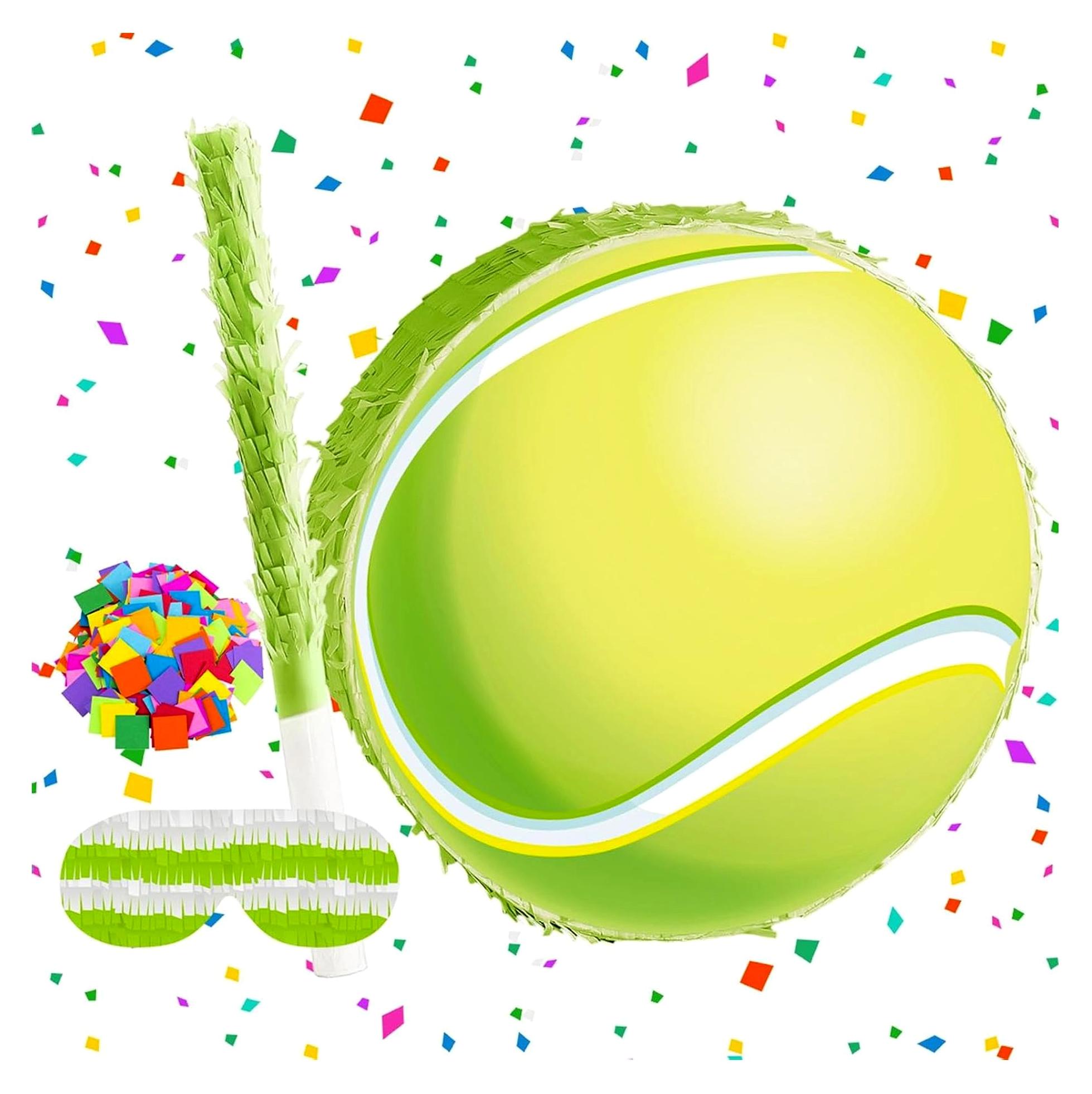 Markenlos Piñata mit Augenbinden, Konfetti, Partyzubehör für Outdoor-Aktivitäten