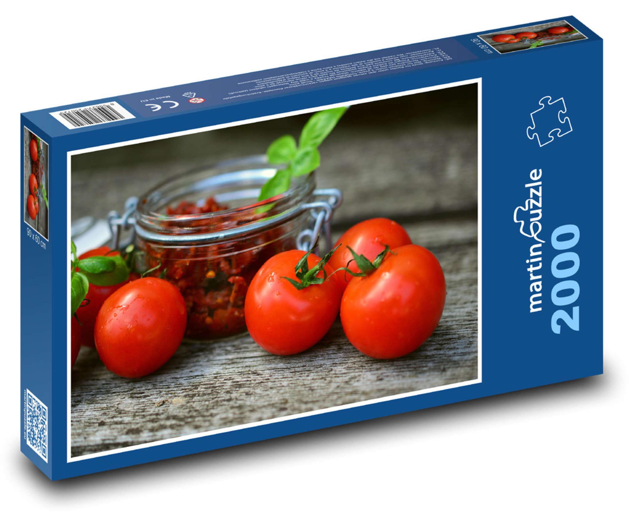 MCprint Puzzle 2000 Tomaten und Getrocknete Tomaten - martinpuzzle