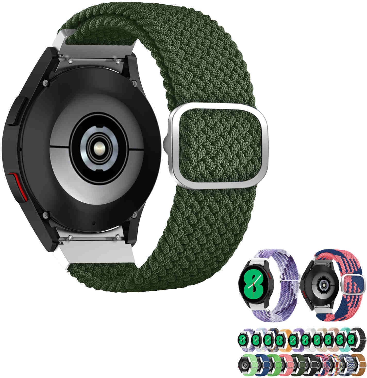 Pre Samsung Galaxy Watch FE 6 5 4 Normal Pro Classic Nylon Arm Band