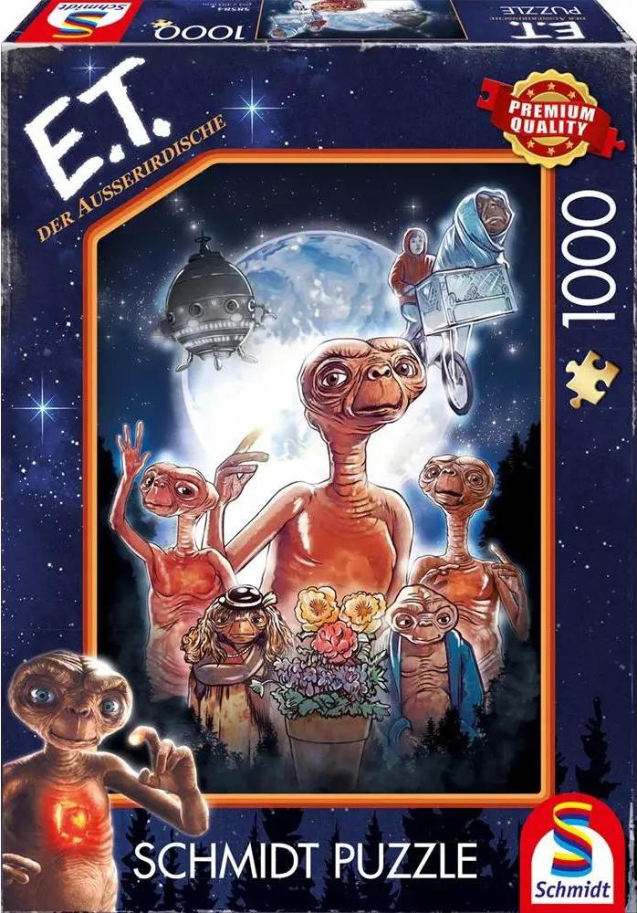 1000 Teile Schmidt Spiele Puzzle E.T. Der Ausserirdische Abenteuer eines Außerirdischen 58584