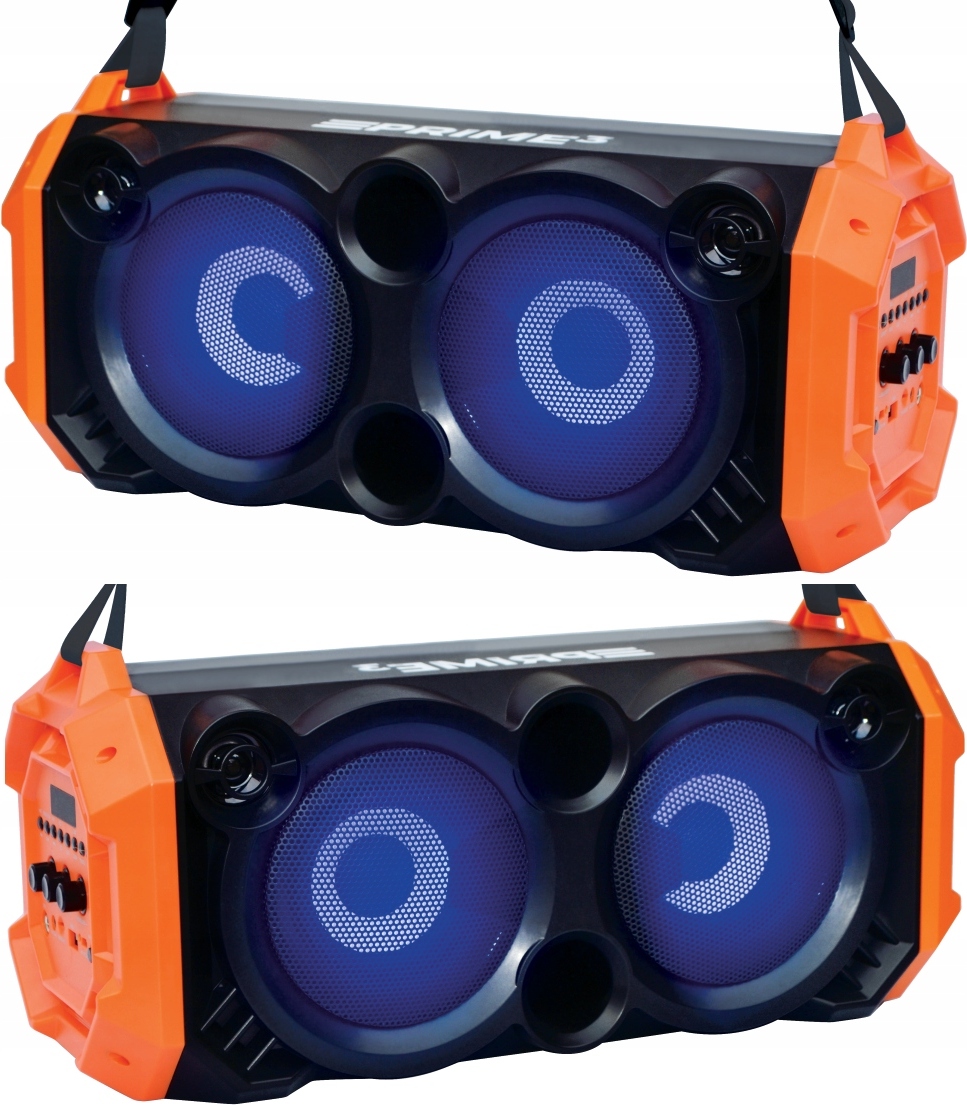 Tragbarer Lautsprecher Prime3 Bluetooth Karaoke 100W Usb/Sd Fm Led Bass Reflex