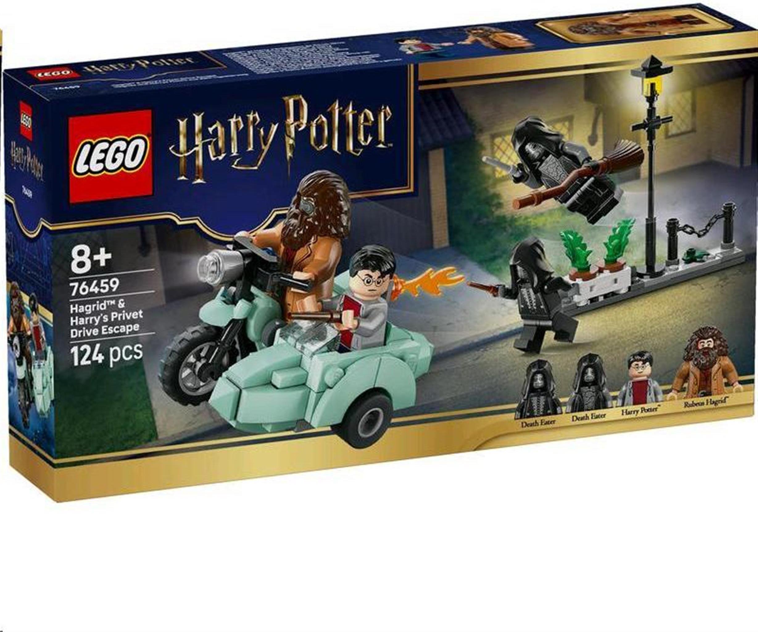 LEGO Harry Potter Hagrid™ a Harryho útek z Privátnej cesty, Stavebnica, 8 rok / roky, Plast, 124 kusov, 170 g