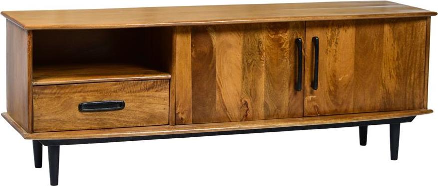 Livingfurn - TV-Möbel Elias 152cm - Mangoholz 13590