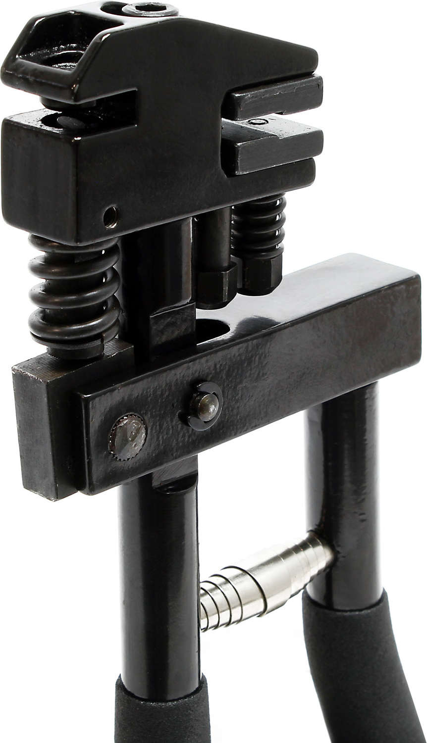 Wiltec Kombinierte Absetzzange Lochzange, 290 mm lang, 13 mm Absetztiefe, Falzzange für Karosseriebleche, Blechzange mit gummiertem Griff 51779