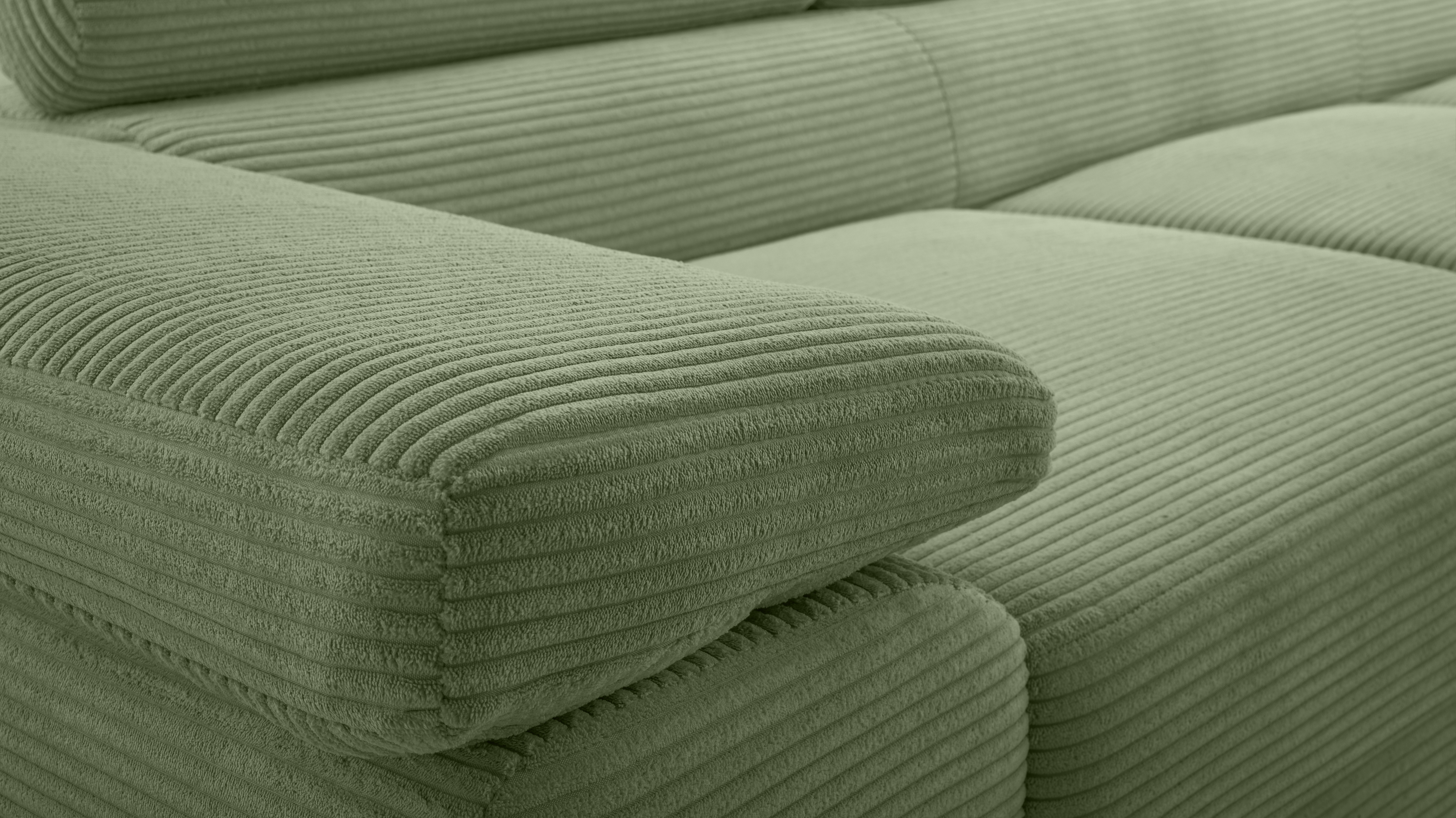 AX LIVING Wohnlandschaft Sofa U Form mit Schlaffunktion Arborio 352cm
