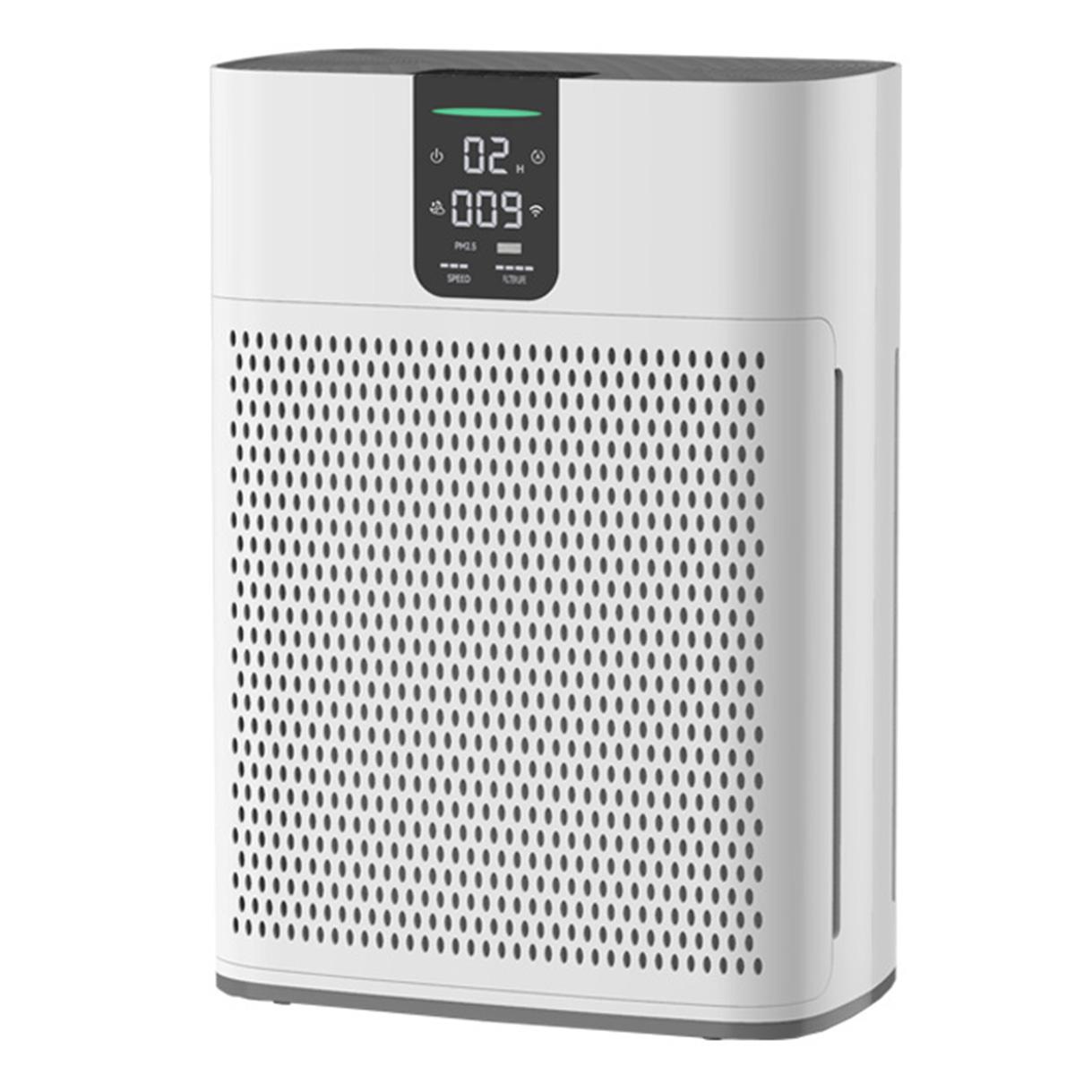 Luftreiniger, Formaldehyd,Rauchentfernung, 3-Geschwindigkeitsdesign, 60 m² geeignet, filtert 99,97% Partikel,Formaldehyd, ultraleise,energiesparend