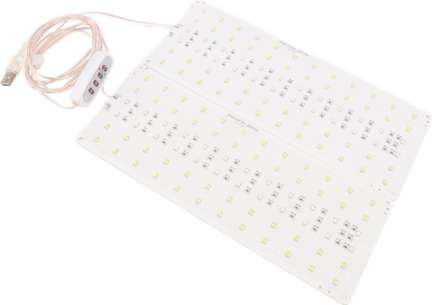 Cocosity LED wachsen Licht Panel 5 Helligkeiten dimmbar ultra dünn unter Schrank Pflanze wachsen Licht für Keimung Blüte Fruchtbildung