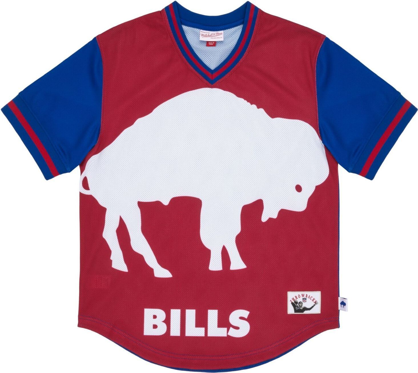 MITCHELL NESS M&N JUMBOTRON NFL Mesh Jersey Buffalo Bills - L