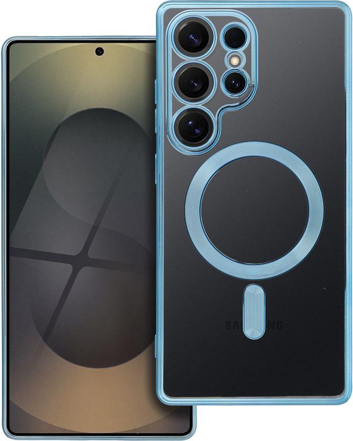 ELECTRO MAG COVER kryt na mobilný telefón kompatibilný s MagSafe vhodný pre SAMSUNG S25 Ultra blue