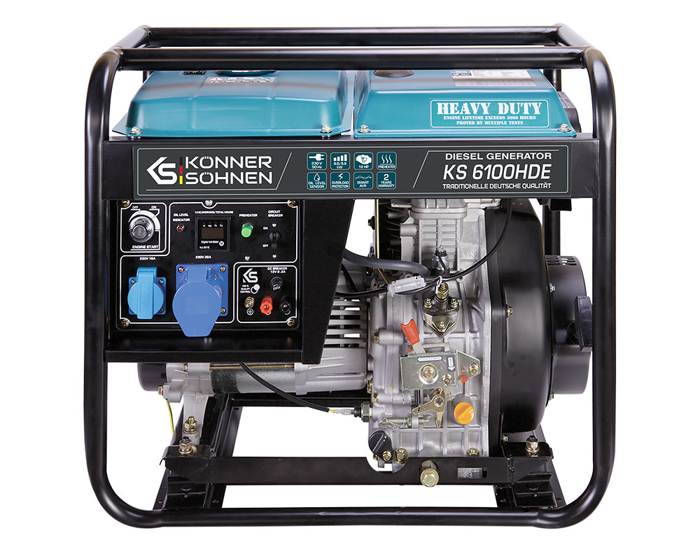 KS 6100HDE elektrocentrála dieselová núdzová elektrocentrála 5.5kW
