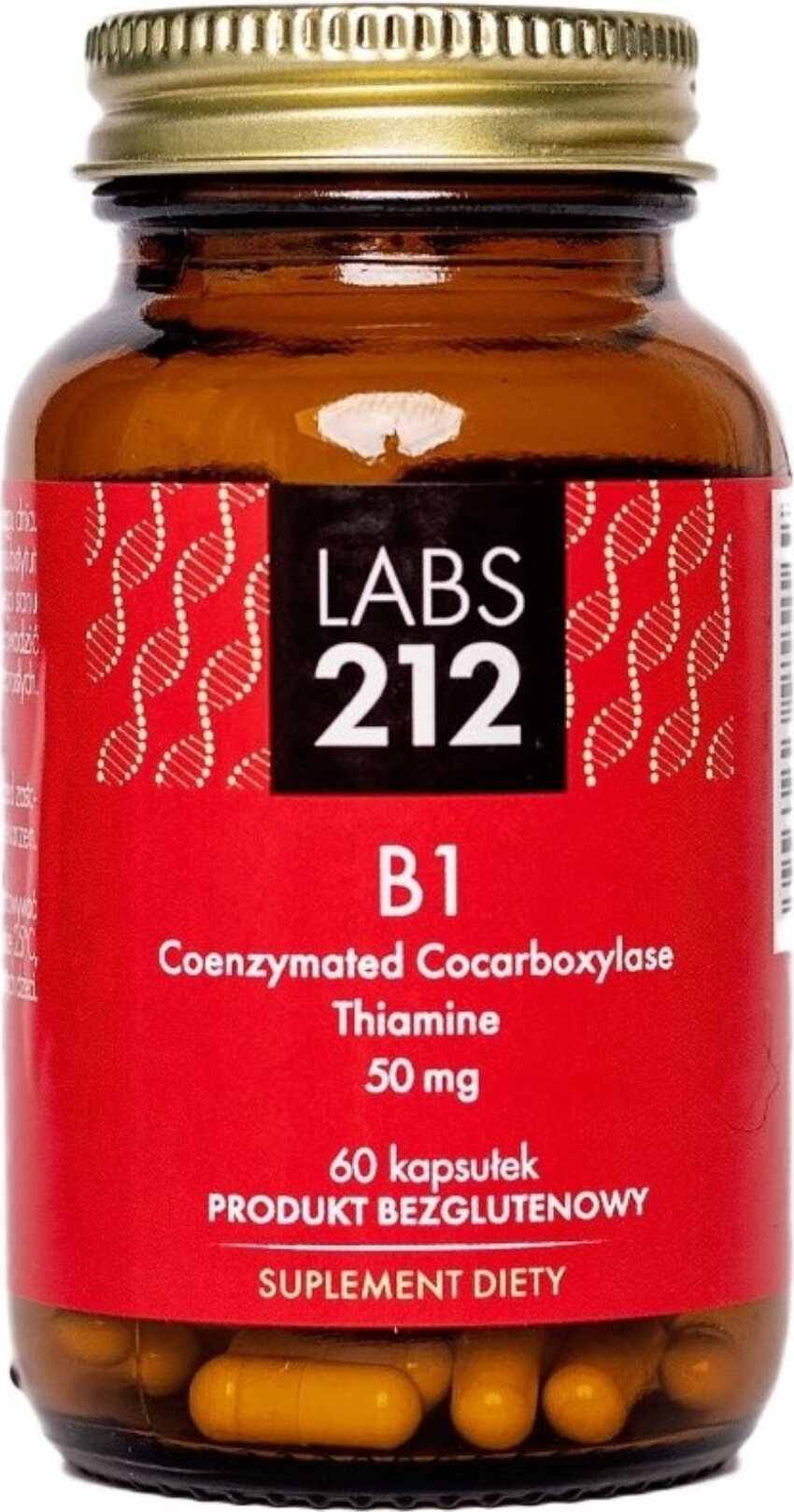 LABS212 B1 Coenzymierte Cocarboxylase + Thiamin 50mg (Vitamin B1) 60 Kapseln BI6522