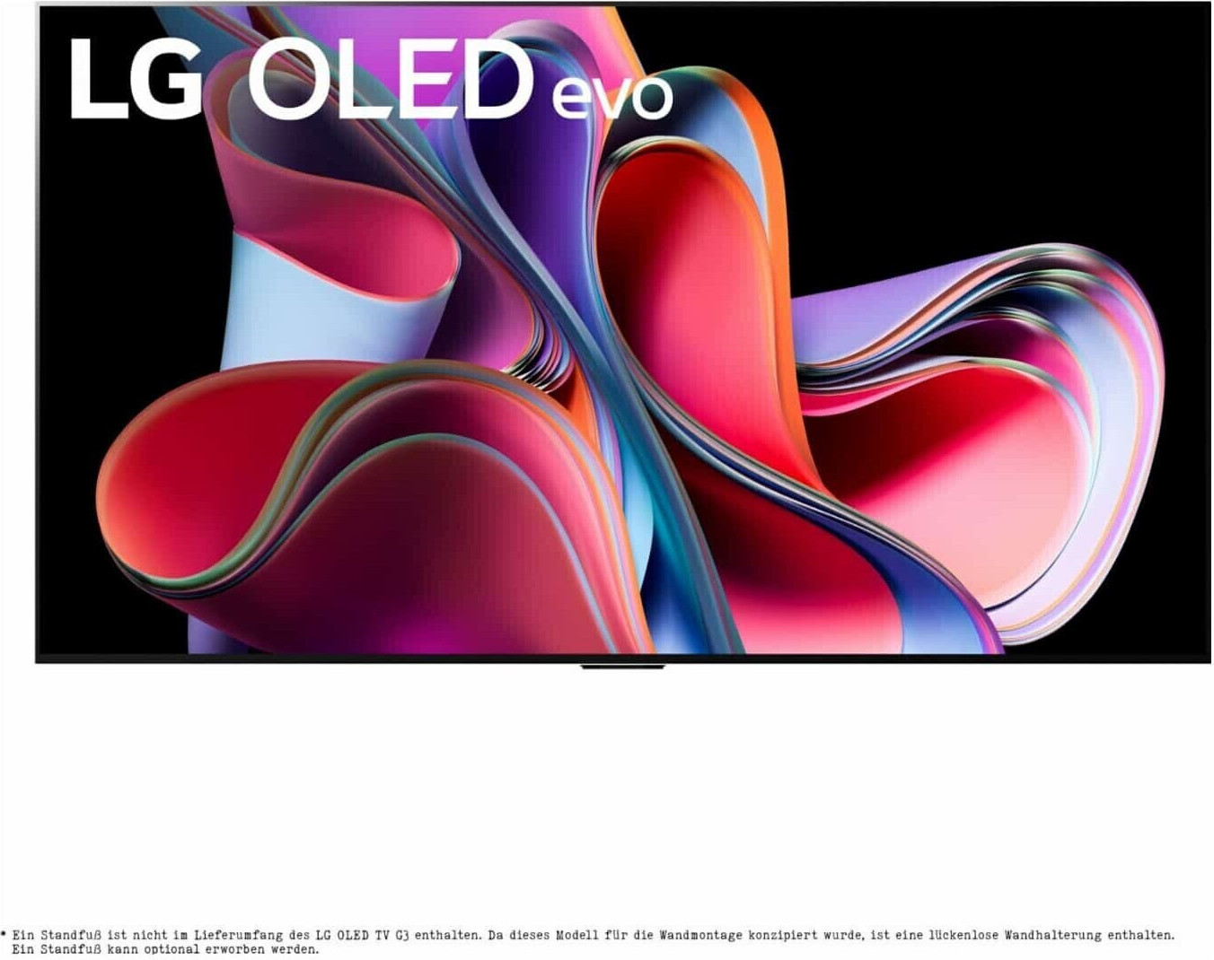 LG OLED evo OLED77G39LA, 195,6 cm (77"), 3840 x 2160 px, OLED evo, Smart TV, Wi-Fi, Čierna