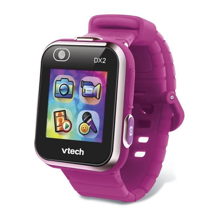 VTech KidiZoom Smartwatch DX2 framboise, 5 rok / roky, Francúzština, 440 g, Ružová