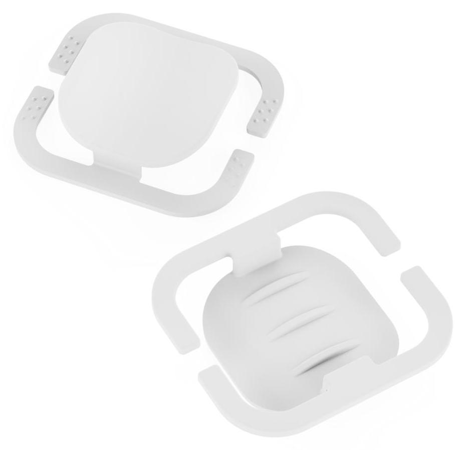 elasto Maskenhalterung "Helm" 2er Set Weiß