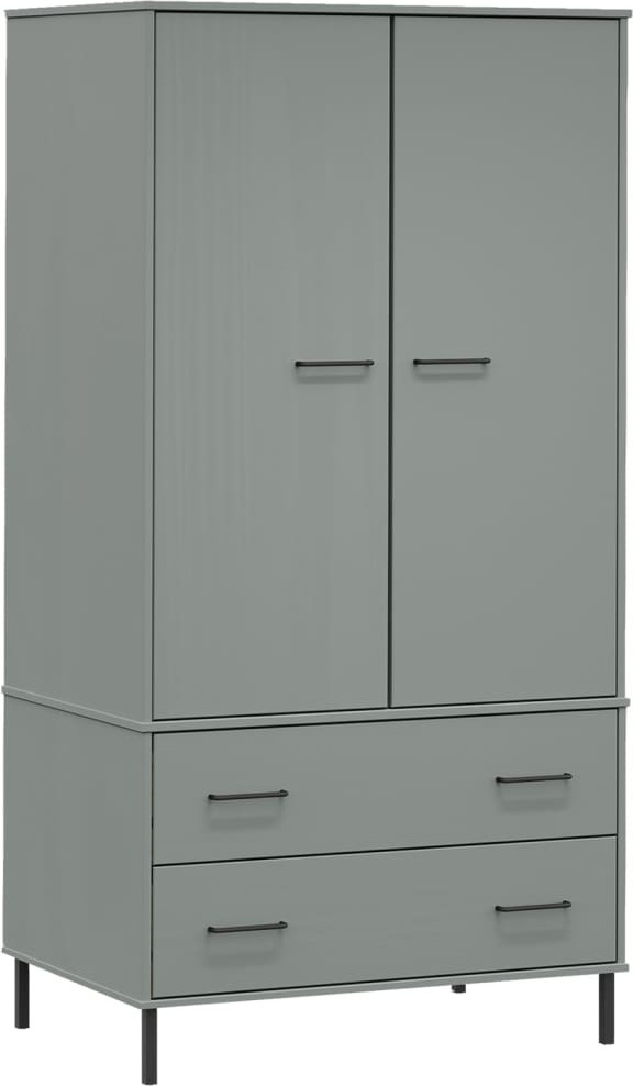 vidaXL Armadio Corona 55x38x170 cm in Legno Massello di Pino