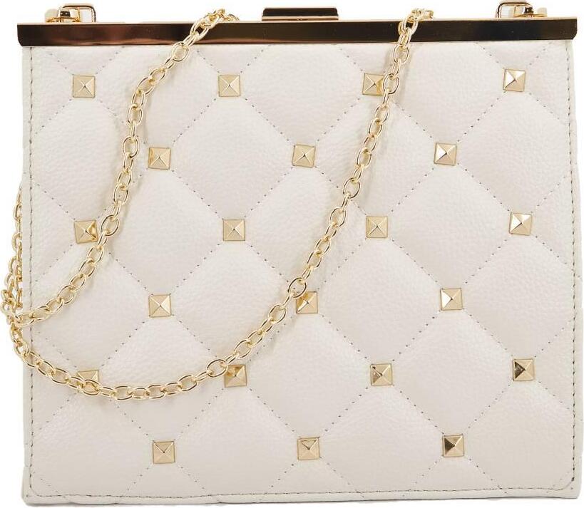 MENBUR 85206M BOLSO ACOLCHADO DETALLE TACH Weiß