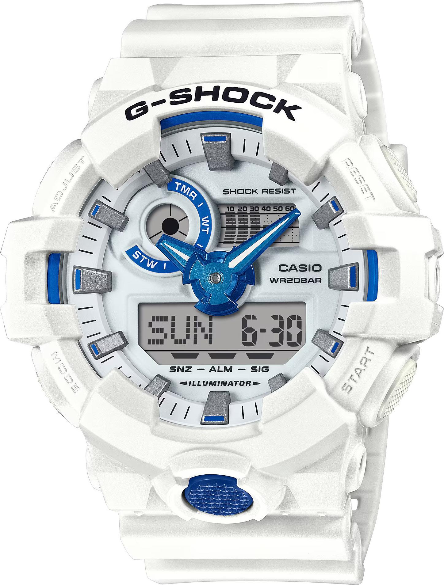 Pánske analógové digitálne hodinky Casio 'G-shock' GA-700HDS-7AER