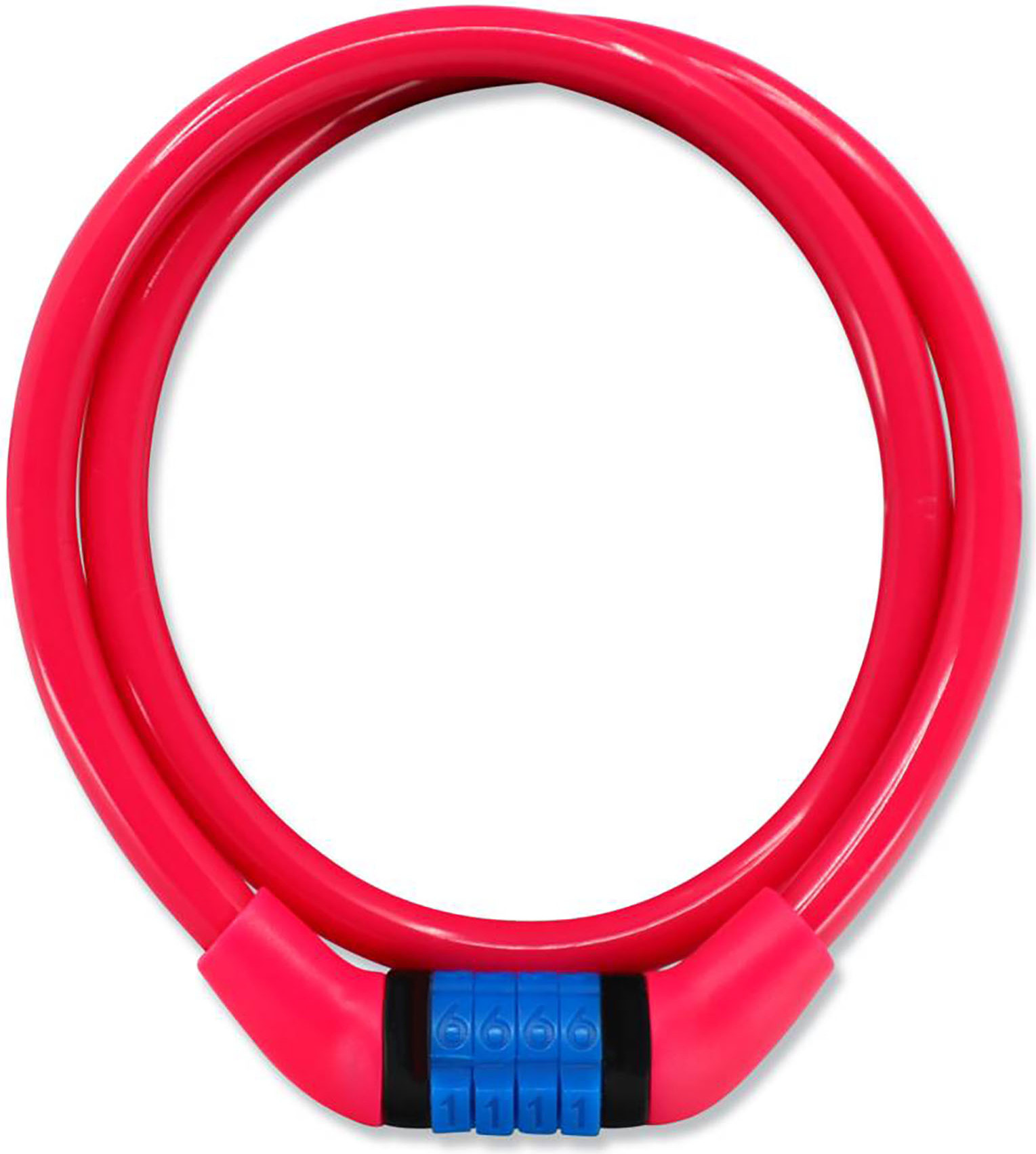 Fahrradschloss für Kinder und Erwachsene |Rosa|Crazy Safety |Bunt & einfach 210107-10