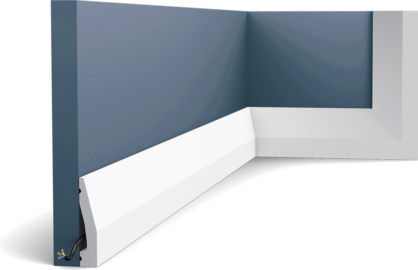 Orac Decor SX159 AXXENT Sockelleiste Wandleiste Zierleiste 2 m
