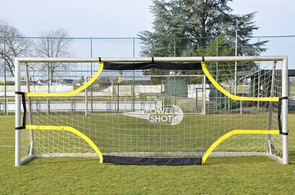 POWERSHOT Beschwerte Torwand - 3,6m x 1,8m - Ideal für Fussball- und Torschusstrainings ! FA0011A