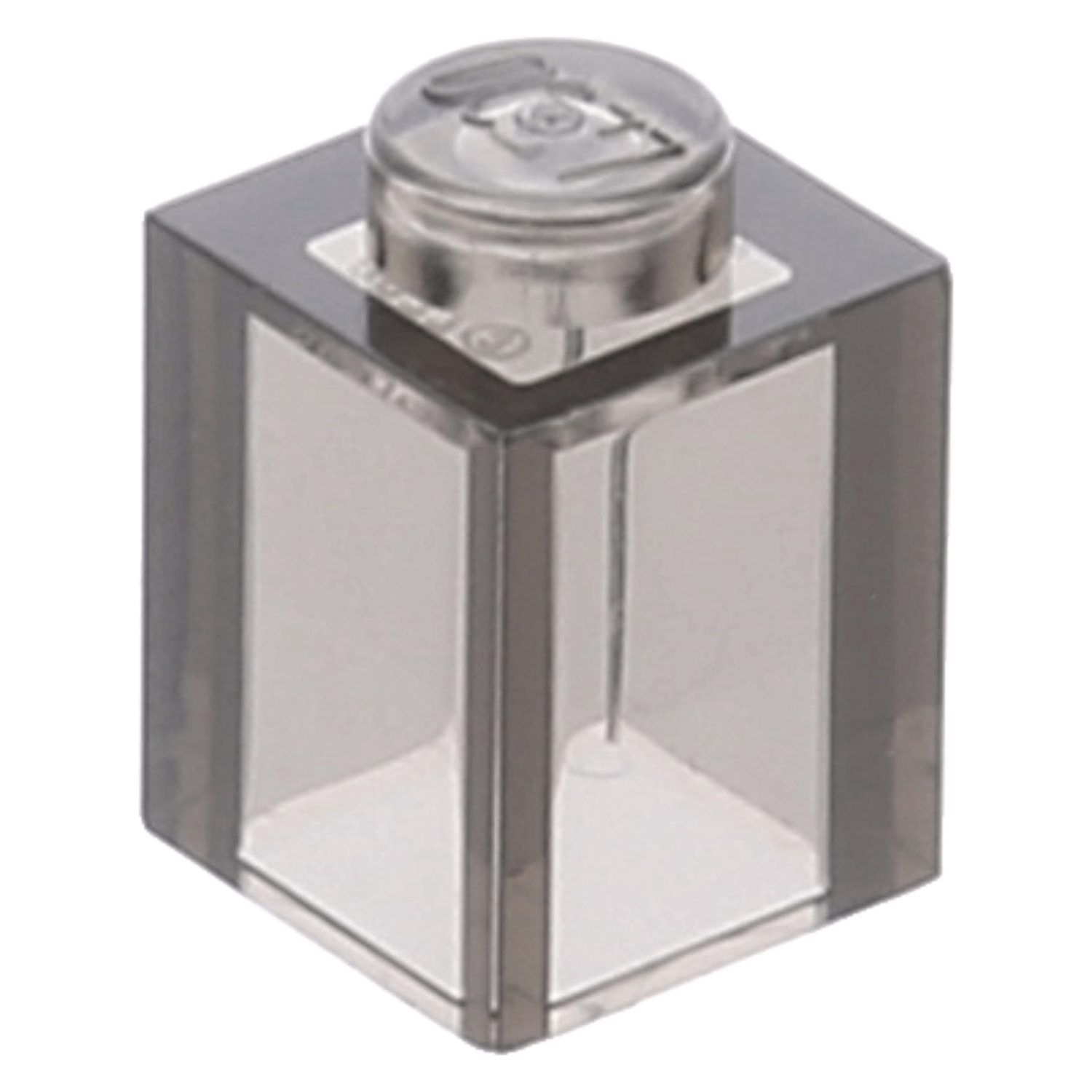 LEGO: 100x Stein 1x1 in transparentem Schwarz