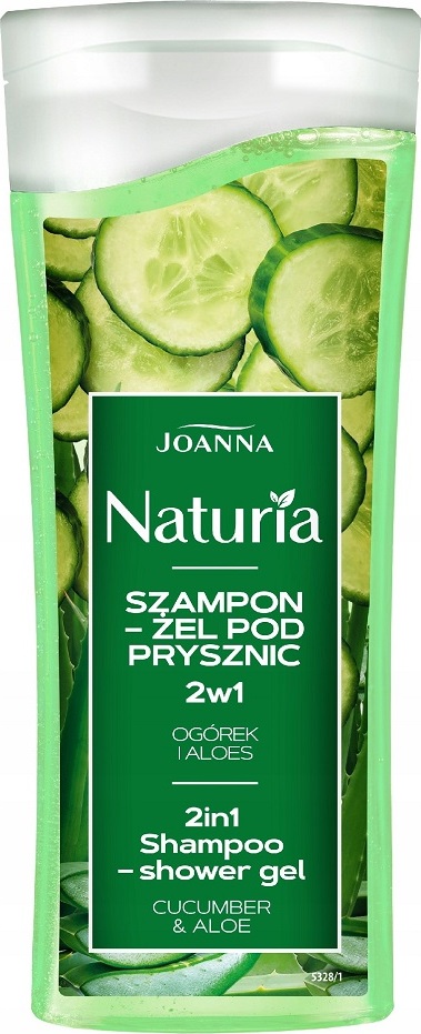 Naturia 100ml Šampón Sprchový gél 2v1 Uhorka Aloe Vera