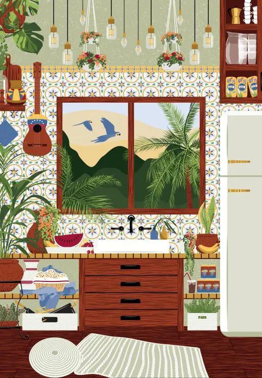 Pieces & Peace Puzzle Venezolanische Küche - 1000 Teile Puzzle 00160