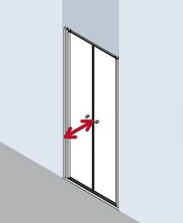 Kermi I2PTD080202YK Pendeltür Ibiza 2000 PTD 0800x Image