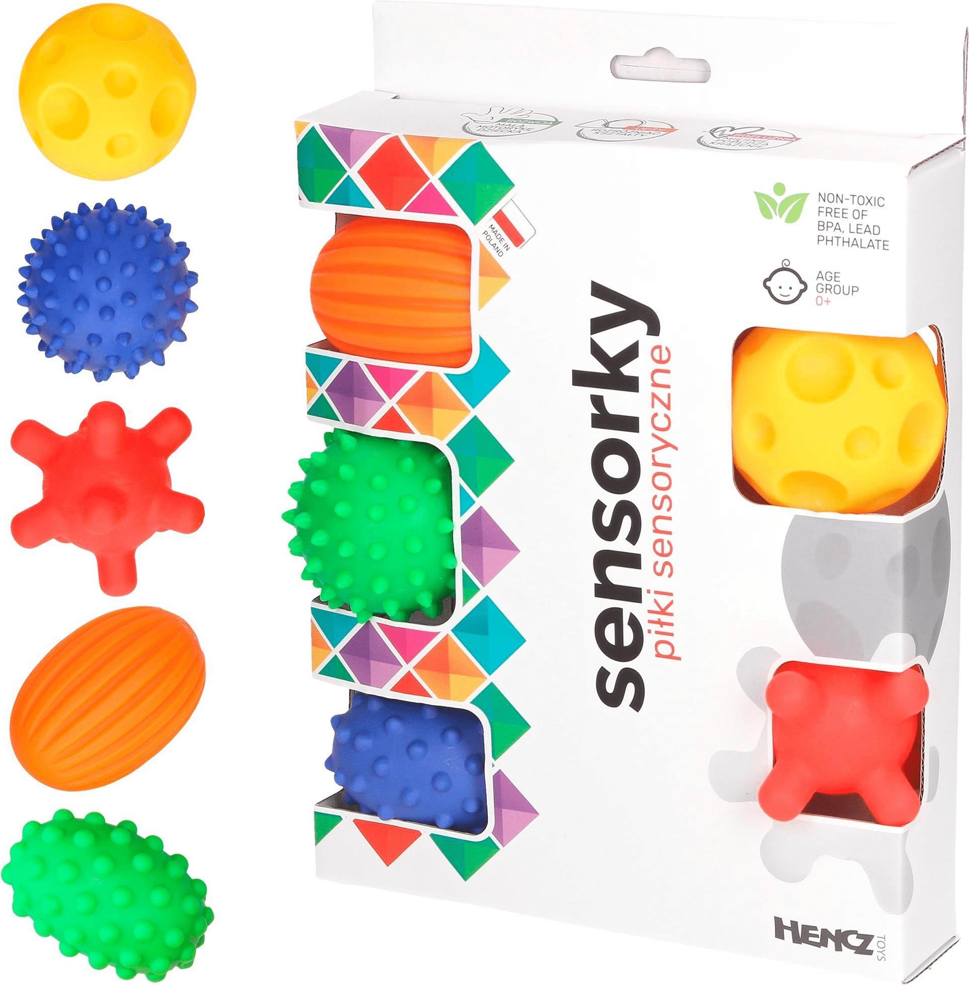 Mom's Care sensorisches Spielzeug sensorische Bälle Set 5 Stück Baby 875