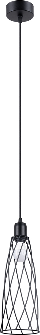 Pendelleuchten SUBA 1 schwarz 1xE14 10W Stahl 139x12x12cm Sollux Lighting