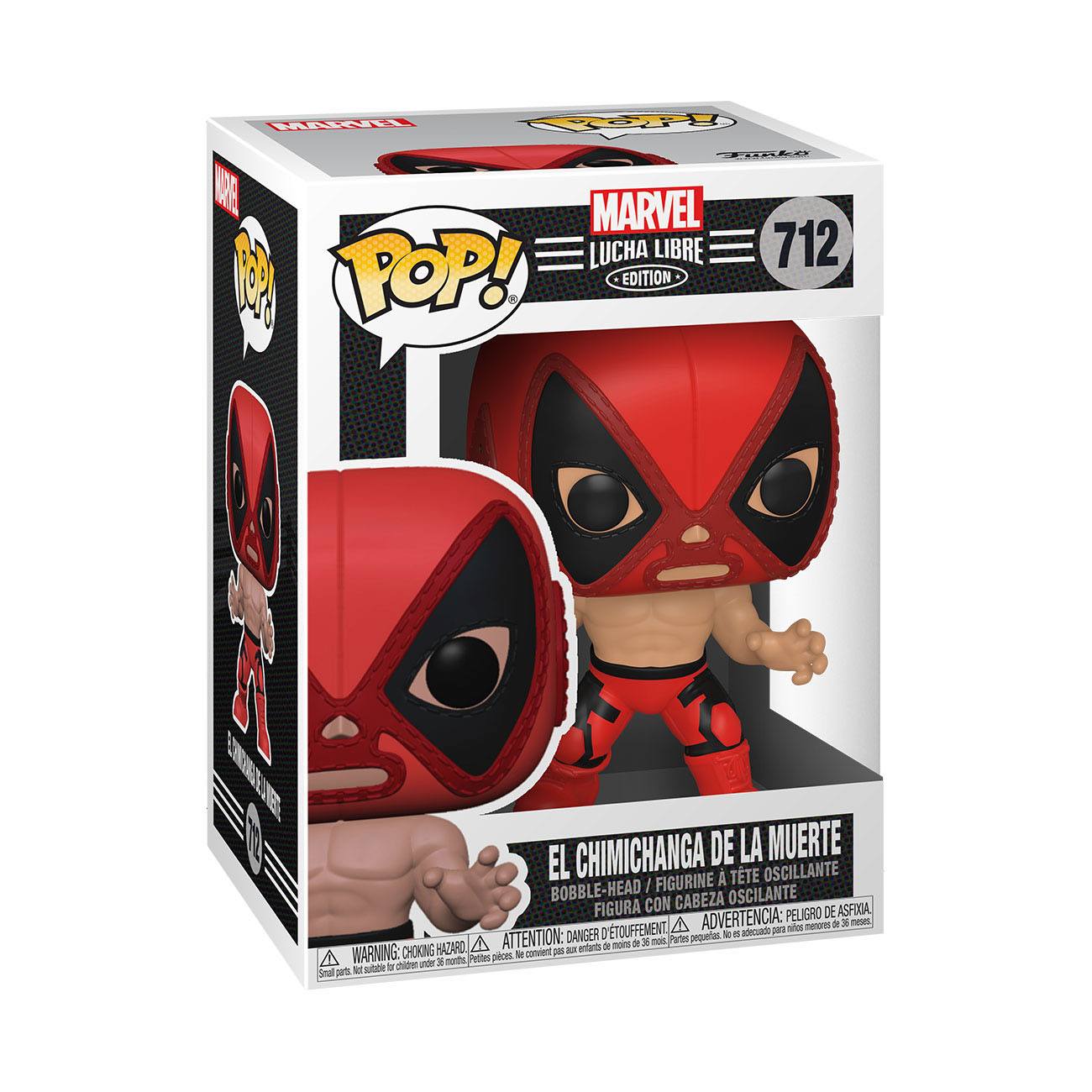 Marvel Lucha Libre Edition - El Chimichanga de la Muerte Deadpool 712 - Funko Pop! - Vinyl Figur FK53874