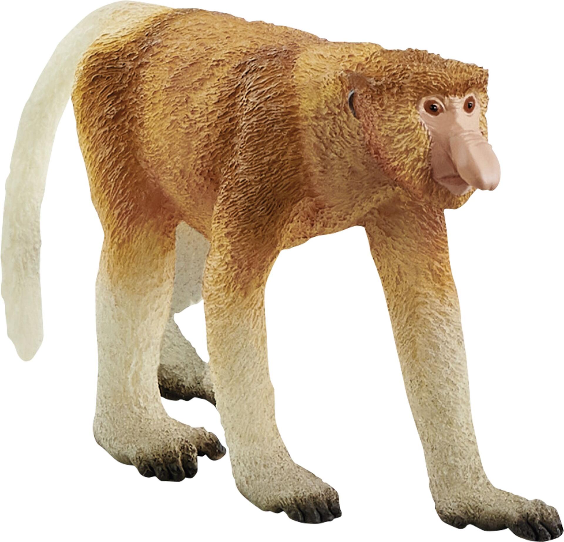 Schleich Wild Life Nasenaffe, Spielfigur 14846