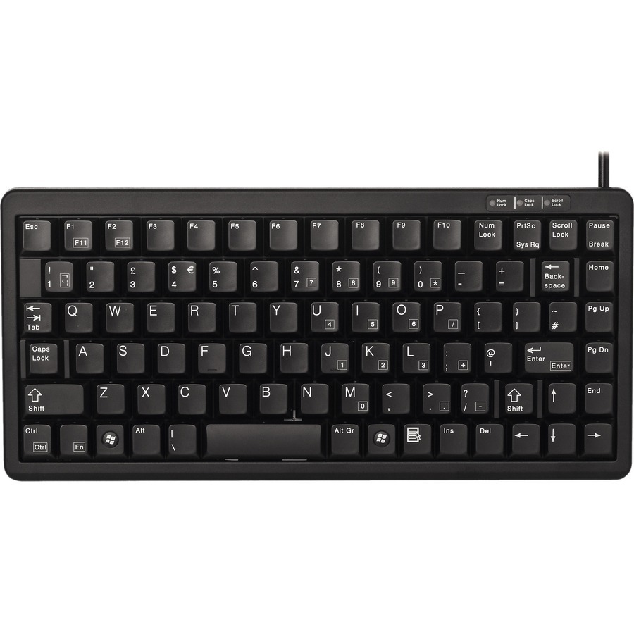 CHERRY G84-4100 mini Mechanische Tastatur USB/PS G84-4100LCMPN-2