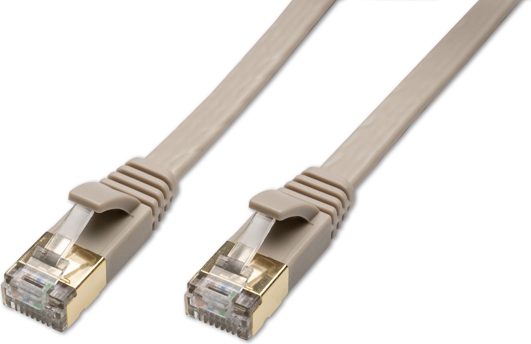 Captiva Kabel Patchkabel CAT 8 Kabel für Netzwerk, LAN und Ethernet 1m grau
