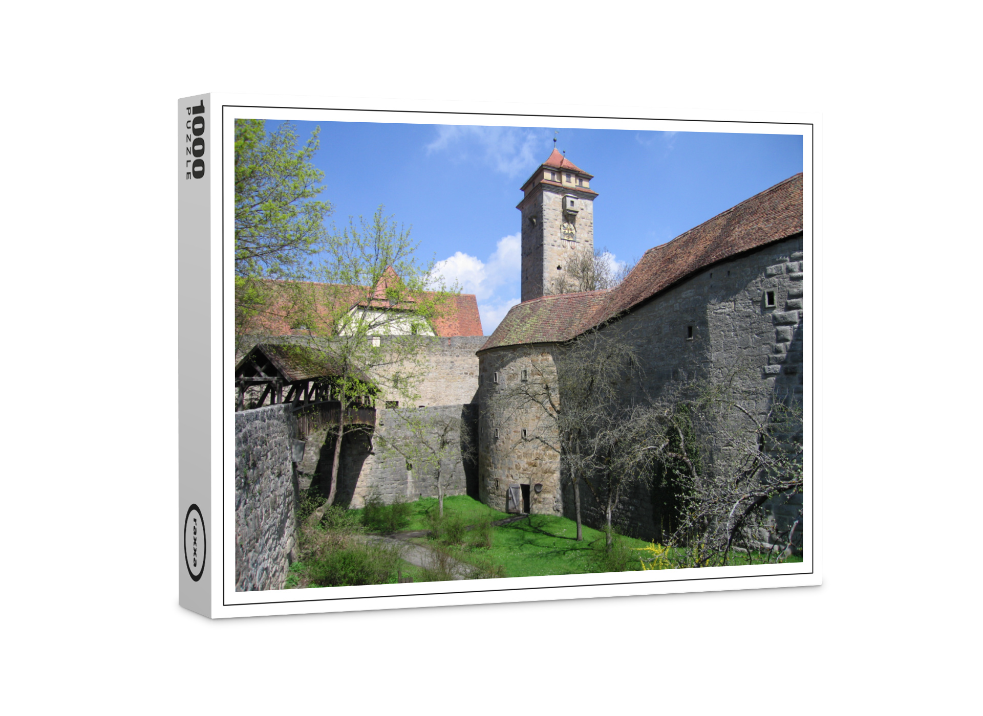 raxxa Premium-Puzzle "Spitalbastei Rothenburg ob der Tauber", 1000 Teile 1-14270-16898-262
