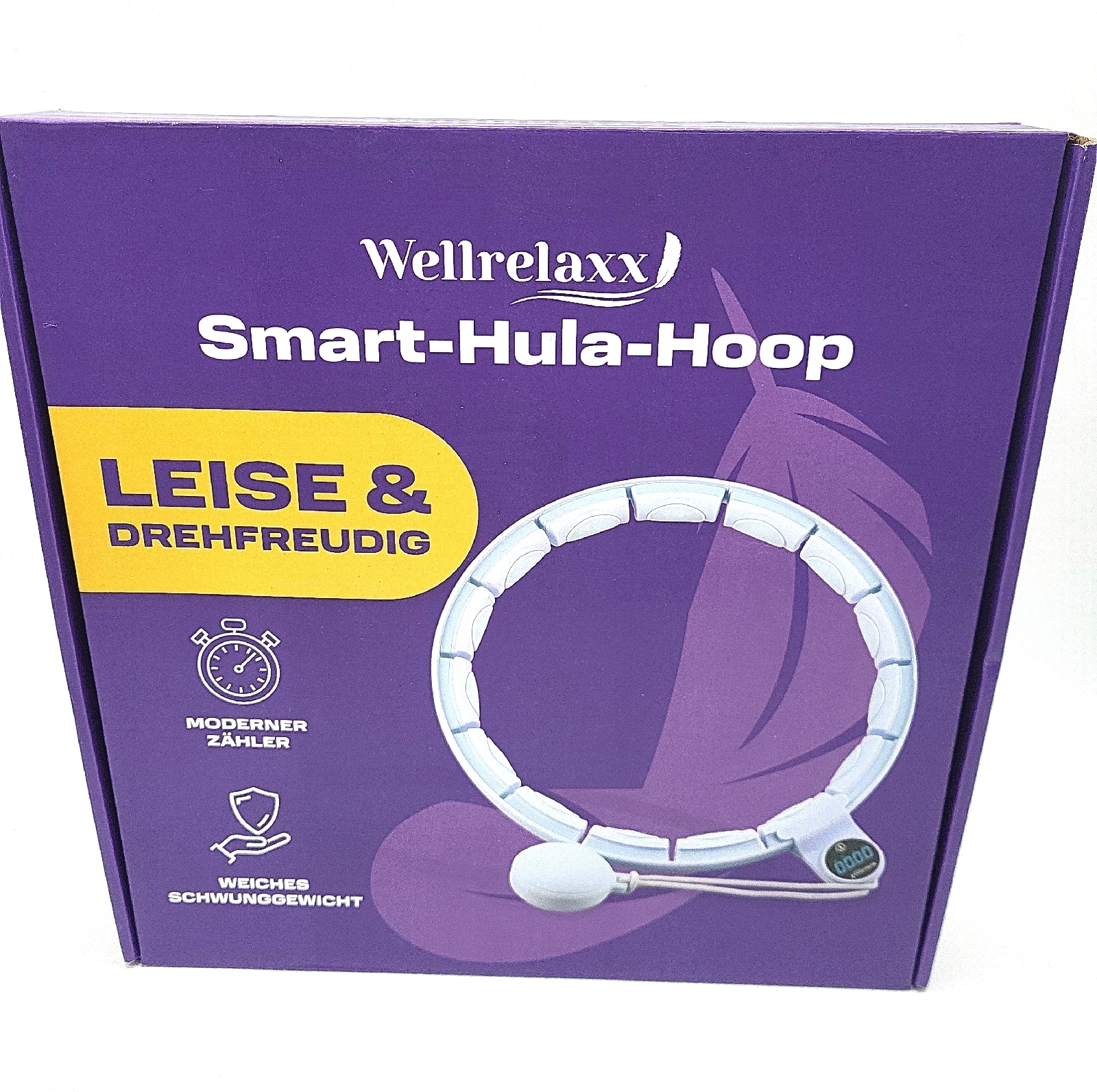 Wellrelaxx Smart Hula Hoop leise drehfreudig Za¨hler Hula Hoop