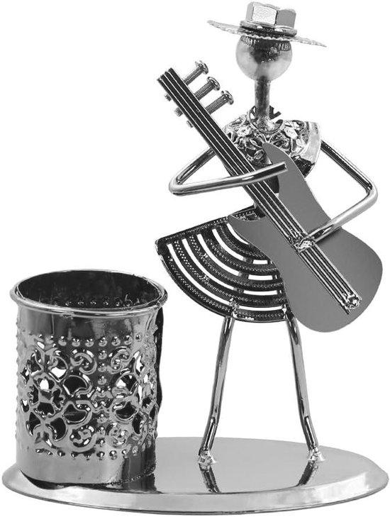 OEM Metalen Pencilcup für Büro mit Retro-Design - Organizer für Musik- und Fahrradliebhaber 2026