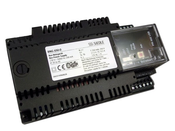 Siedle BNG 650-0 DE - Schwarz - Siedle - 0 - 40 °C - CE - 162 mm - 60 mm (200035140-00)