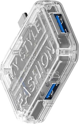 INF Typ-C 3-in-1-Hub – Erweitern Sie Ihre Konnektivität Weiß 382584