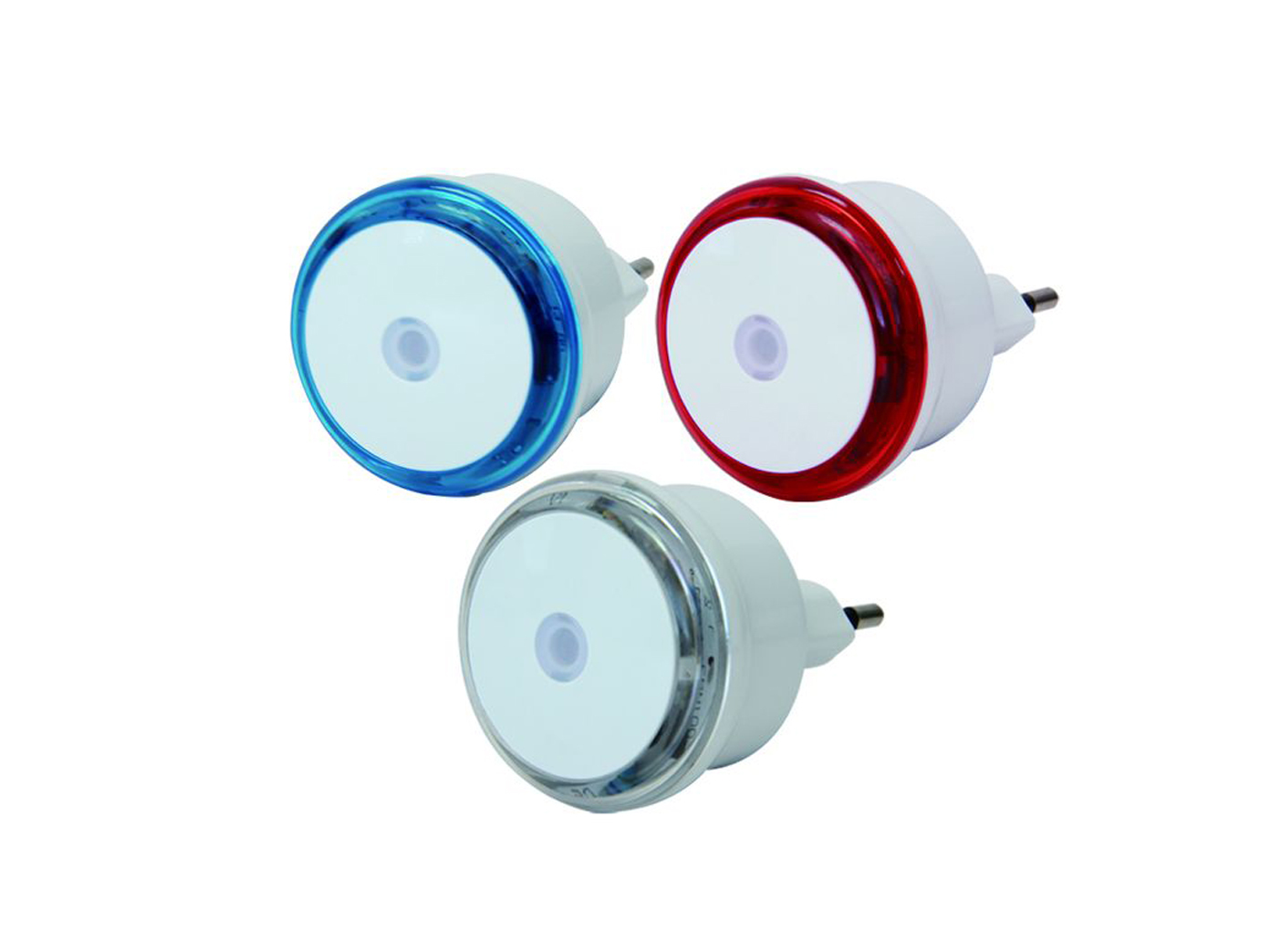 GAO LED-Nacht-Licht Small Round mit Dämmerungs-Sensor Steckdosen-Leuchte 