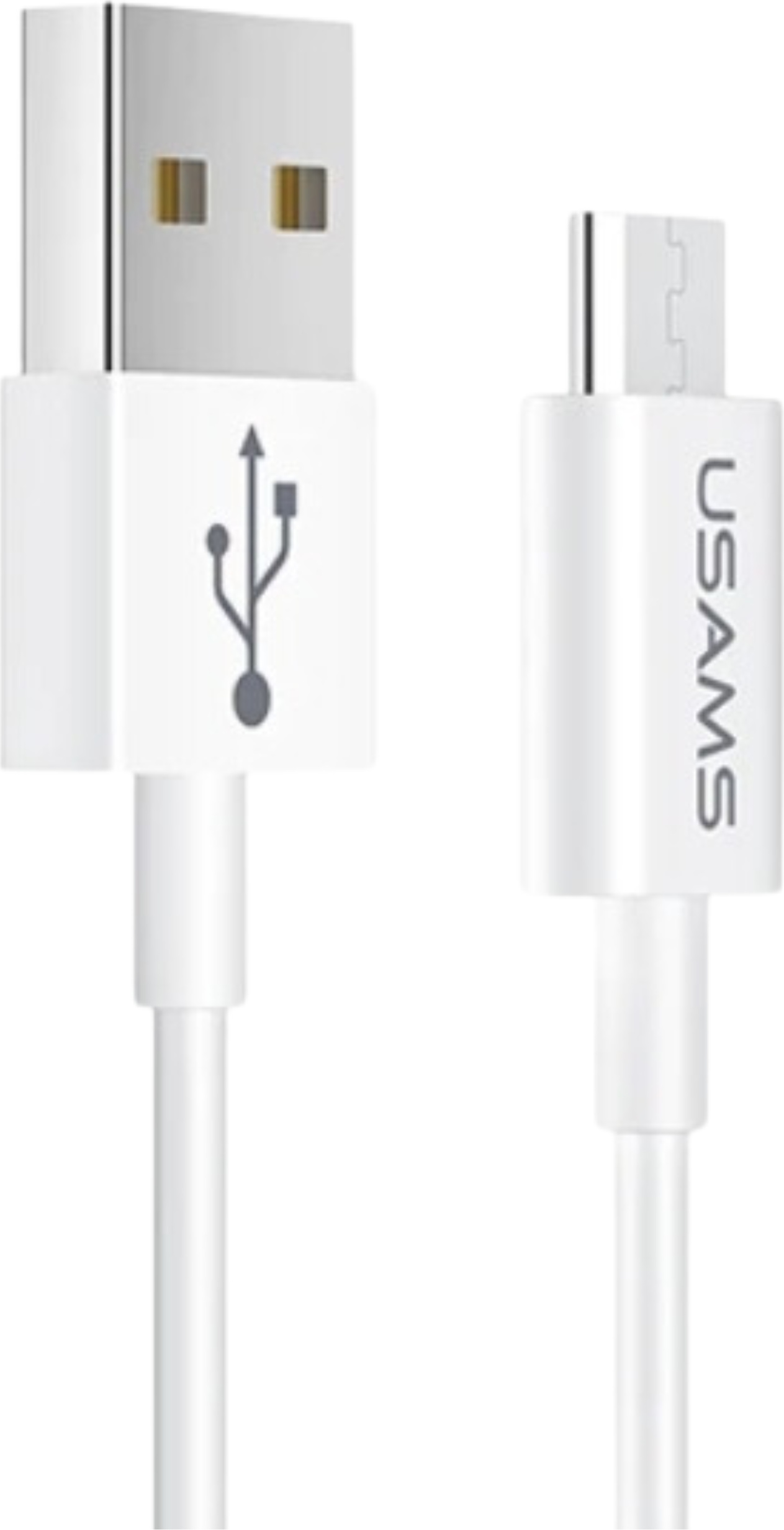 Usams Kábel U23 Microusb 2A Rýchle Nabíjanie 1M Bielo/Biely Sj284Usb01 (Us-Sj284)