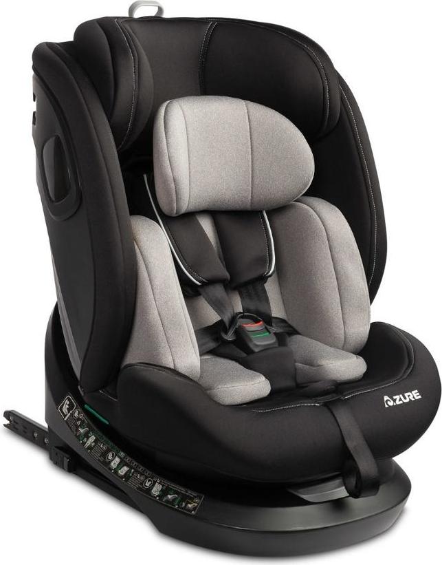 CARETERO Azure i-Size Autositz Kinder 40-150 cm 360 Autokindersitz ISOFIX, Grau TERO-2000